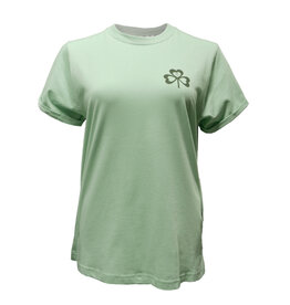 SHIRTS MIST GREEN IRE "LUCKY EDITION" LADIES TEE