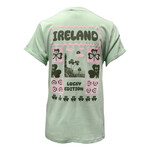 SHIRTS MIST GREEN IRE "LUCKY EDITION" LADIES TEE
