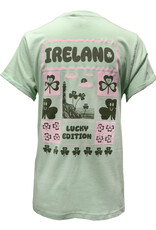 SHIRTS MIST GREEN IRE "LUCKY EDITION" LADIES TEE