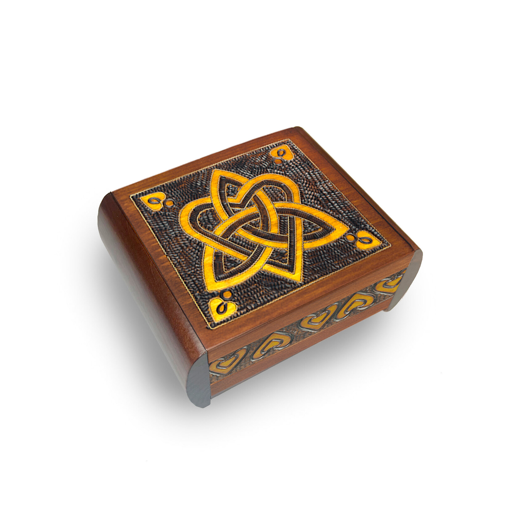 DECOR CELTIC TRINITY HEART SECRET BOX