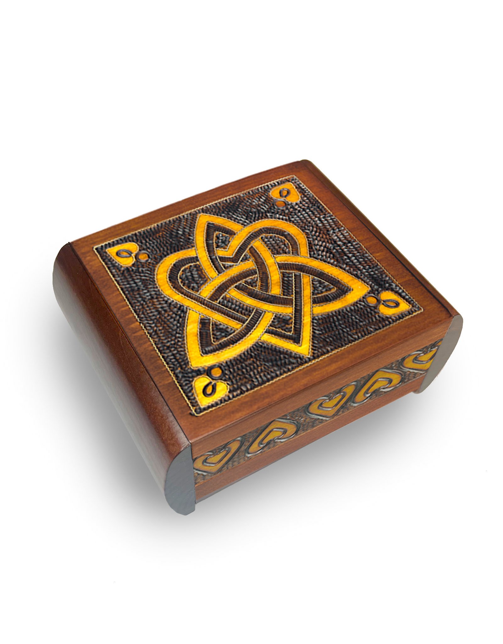 DECOR CELTIC TRINITY HEART SECRET BOX