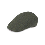 CAPS & HATS DONEGAL TOURING WOOL HANNA HAT - Green & Black Herri