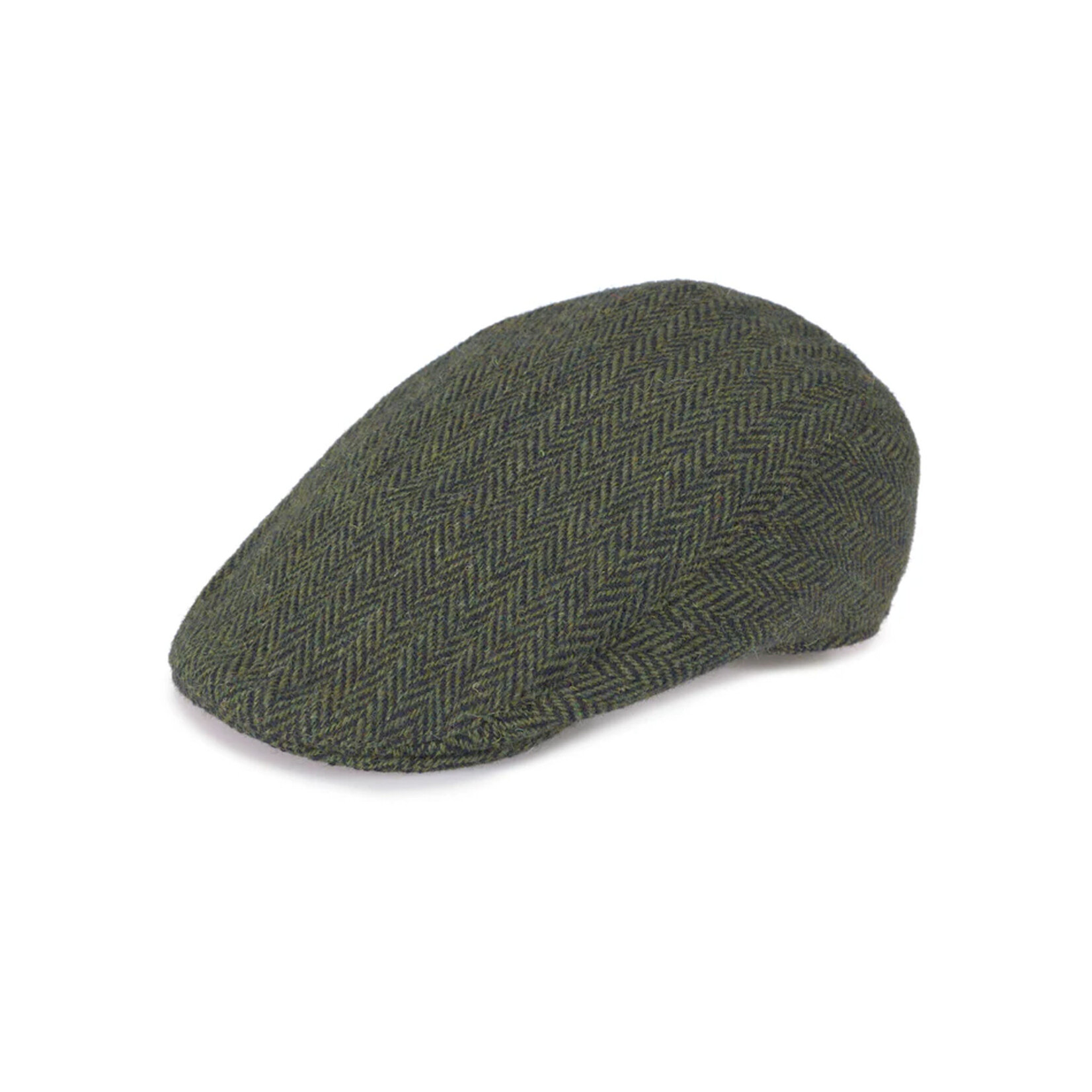 CAPS & HATS DONEGAL TOURING WOOL HANNA HAT - Green & Black Herri