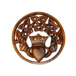 PLAQUES & GIFTS CELTIC WOOD CARVING -  Celtic Claddagh
