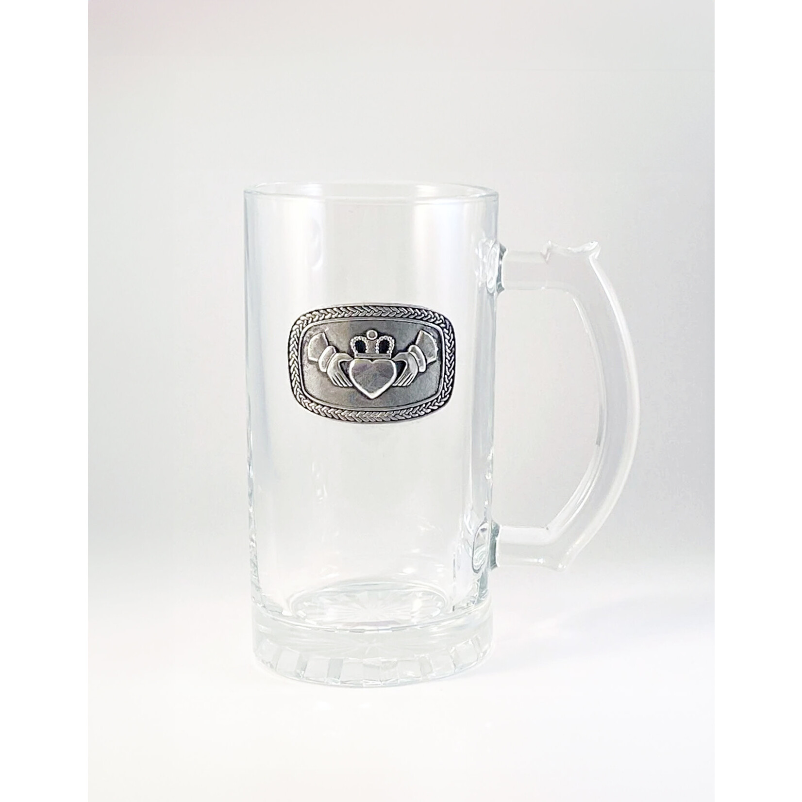BAR MULLINGAR PEWTER GLASS TANKARD - Claddagh