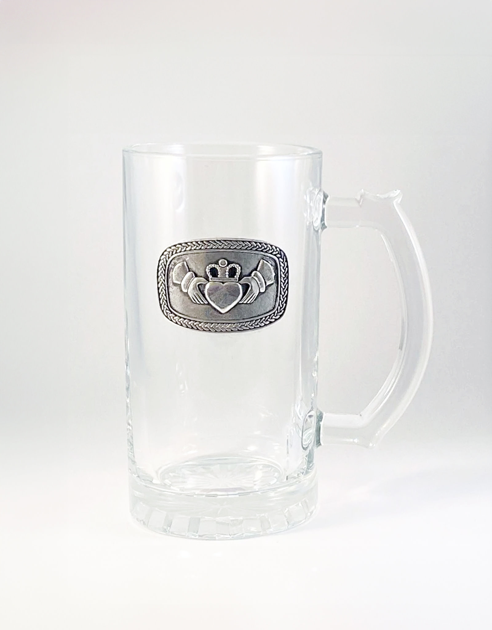 BAR MULLINGAR PEWTER GLASS TANKARD - Claddagh