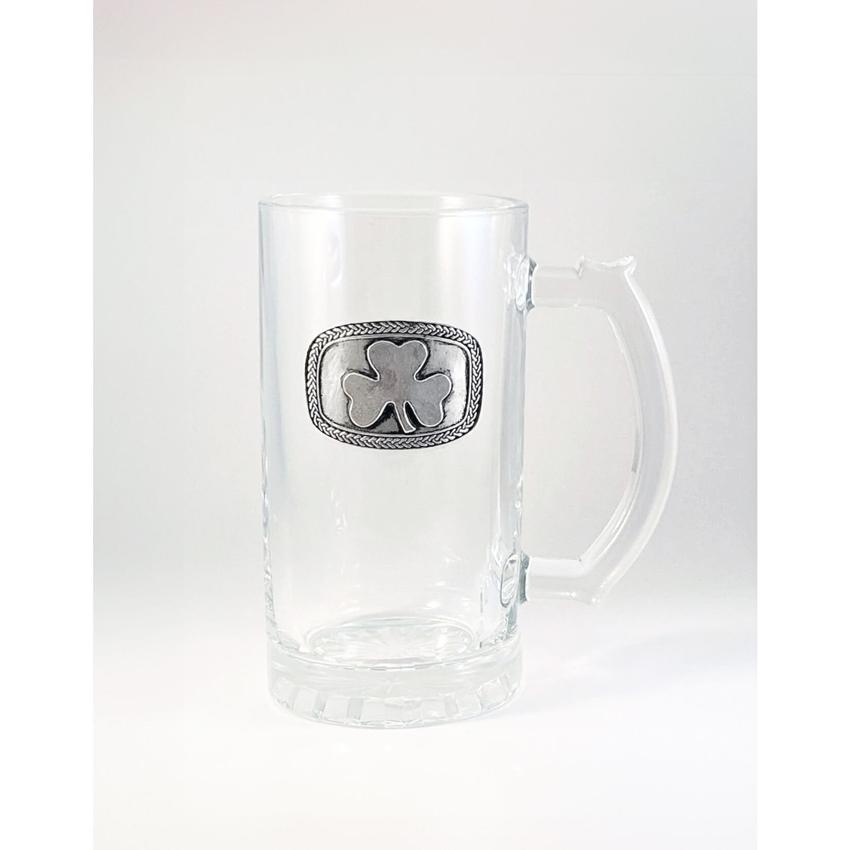 BAR MULLINGAR PEWTER GLASS TANKARD - Shamrock