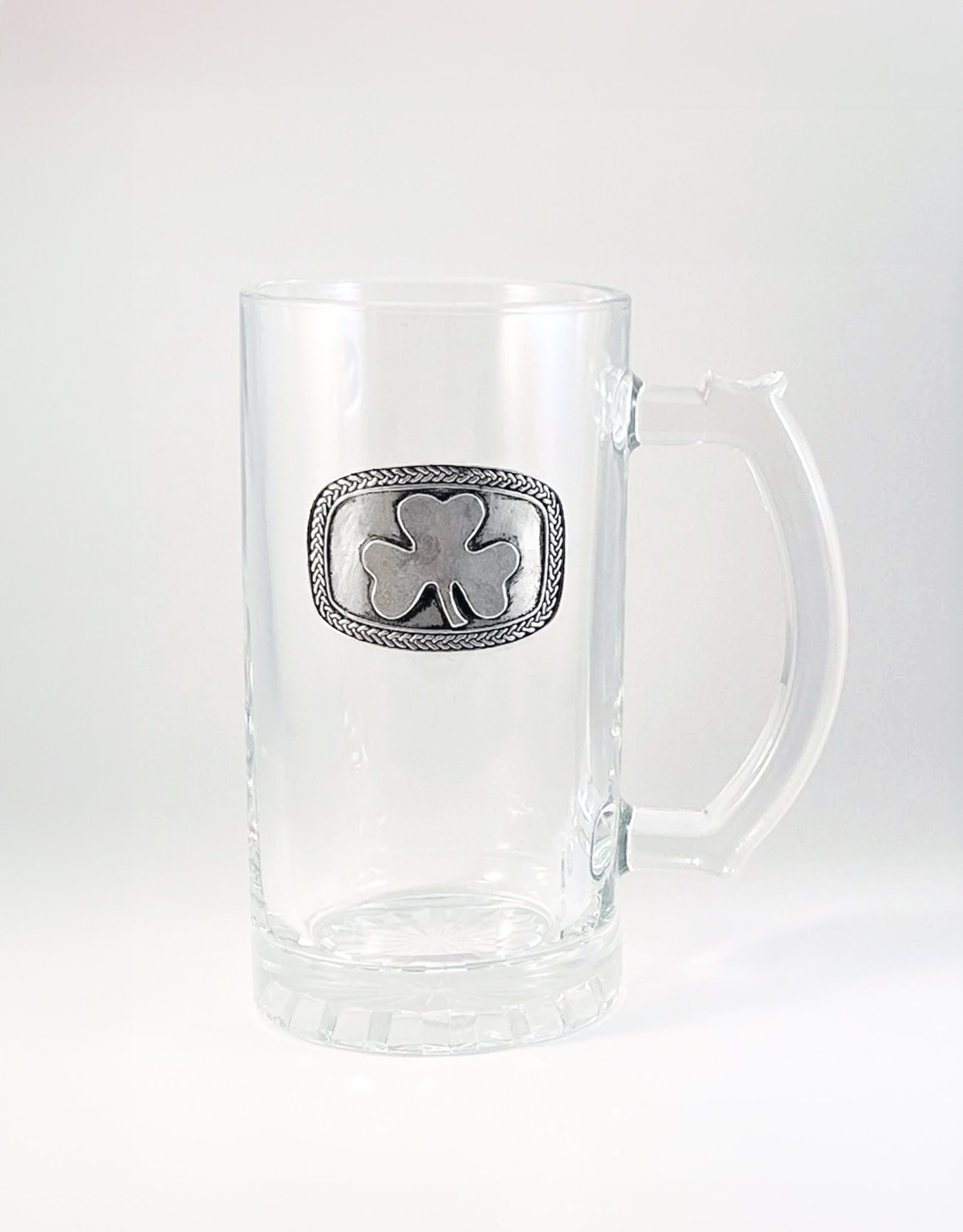 BAR MULLINGAR PEWTER GLASS TANKARD - Shamrock