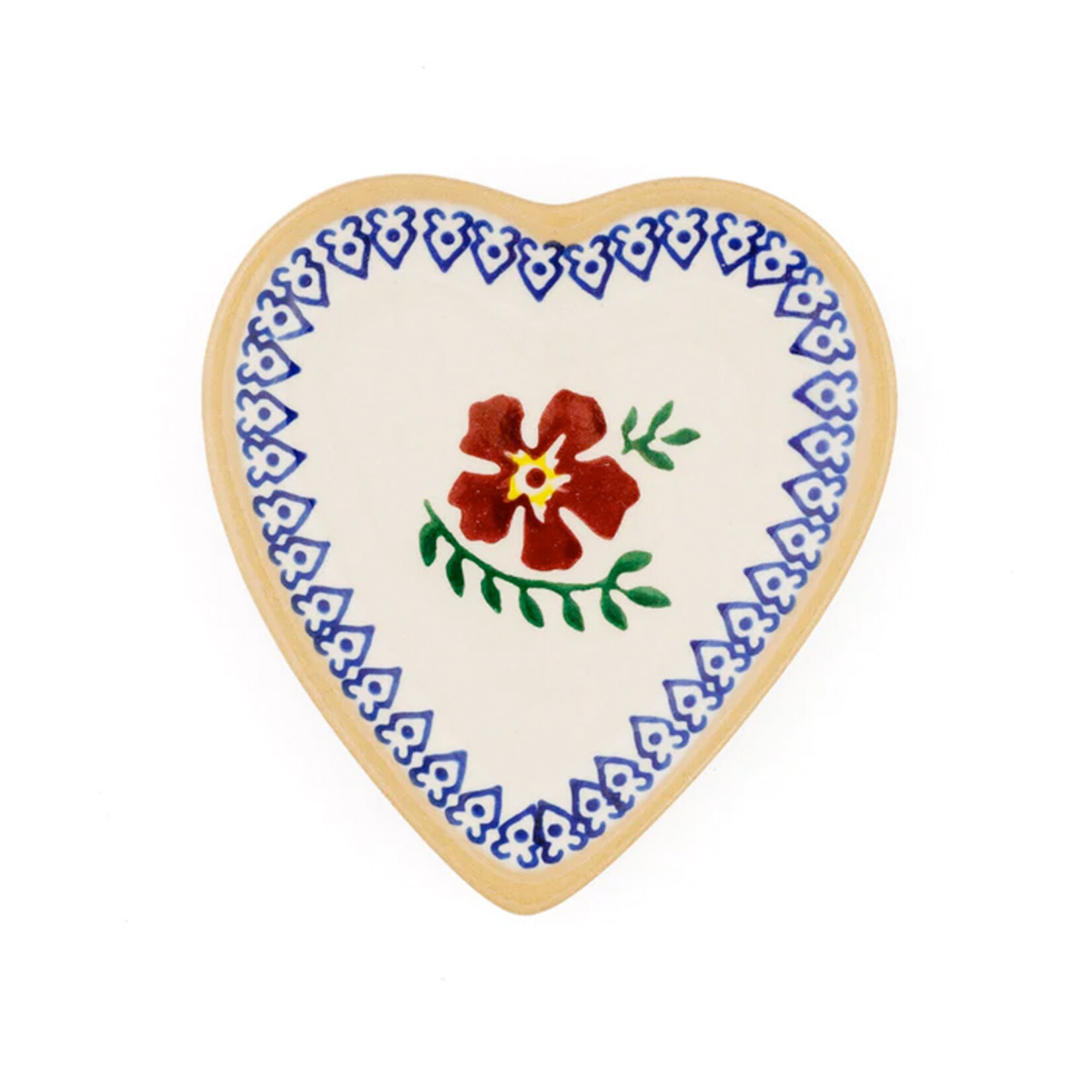 KITCHEN & ACCESSORIES NICHOLAS MOSSE TINY HEART PLATE - Old Rose