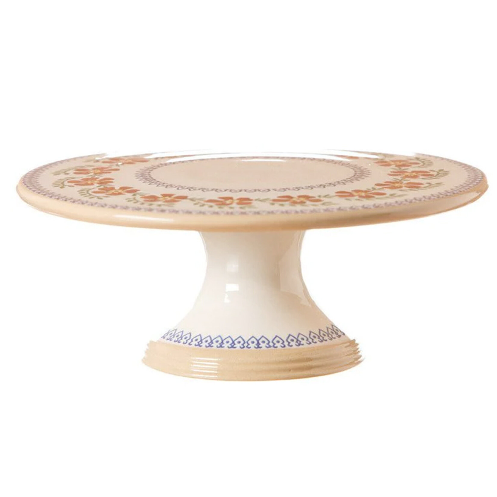 KITCHEN & ACCESSORIES NICHOLAS MOSSE 9" FOOTED CAKE PLATE - Old Rose