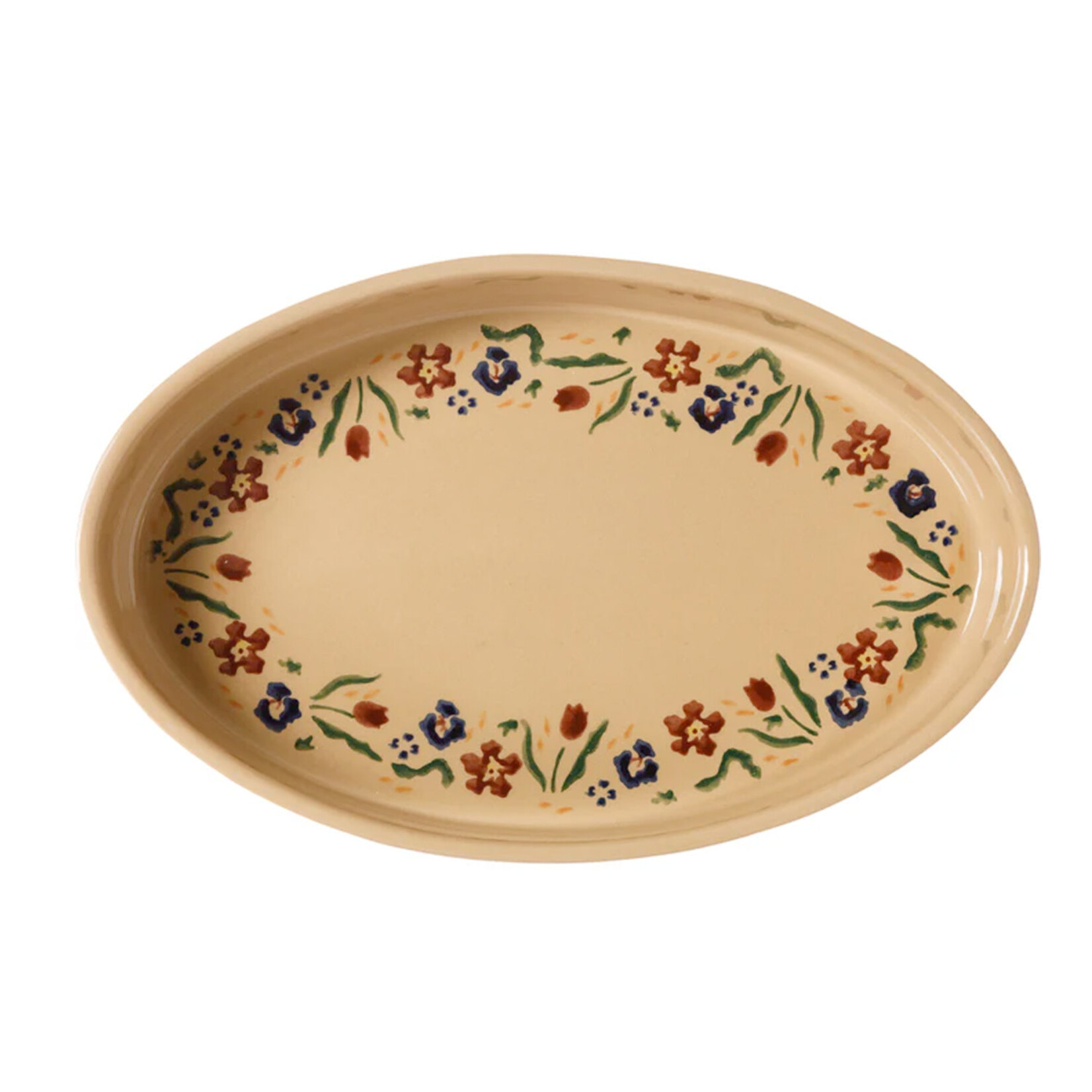 KITCHEN & ACCESSORIES NICHOLAS MOSSE SMALL OVAL OVEN DISH - Wild Flower
