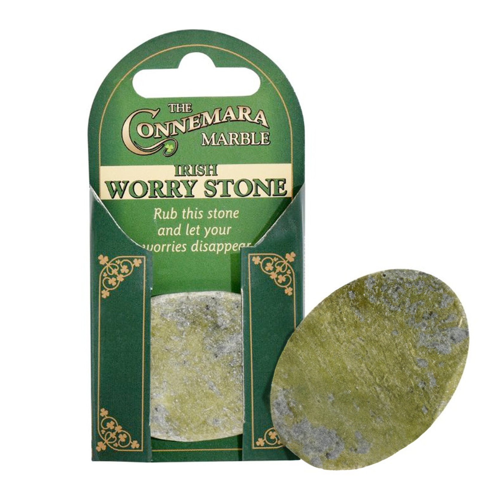 SMALL NOVELTY IRISH GIFTS CONNEMARA MARBLE WORRY STONE