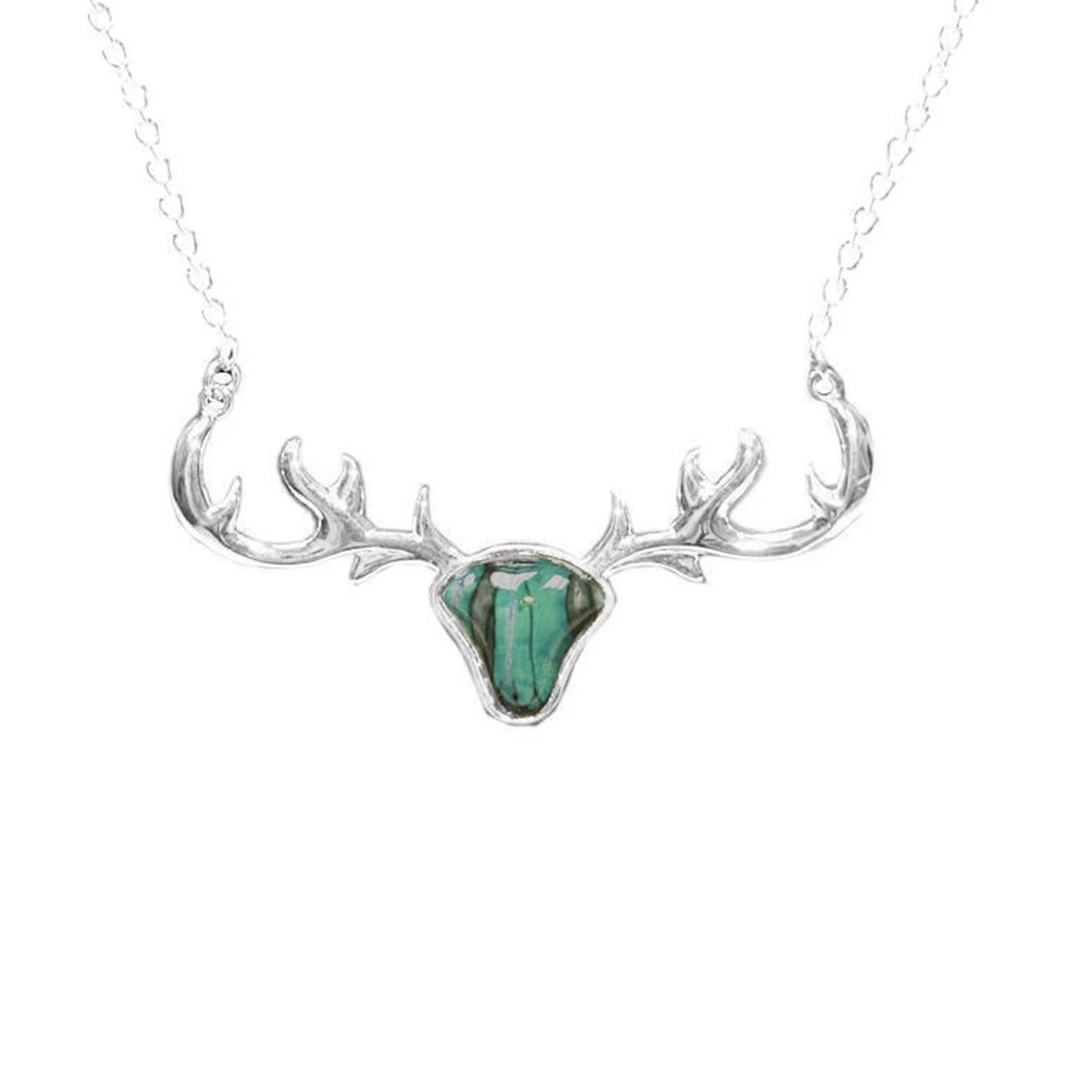 PENDANTS & NECKLACES HEATHERGEM STAG ANTLER PLATED PENDANT