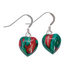 EARRINGS HEATHERGEM DROP HEART EARRINGS