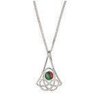 PENDANTS & NECKLACES HEATHERGEM CELTIC DROP PLATED PENDANT