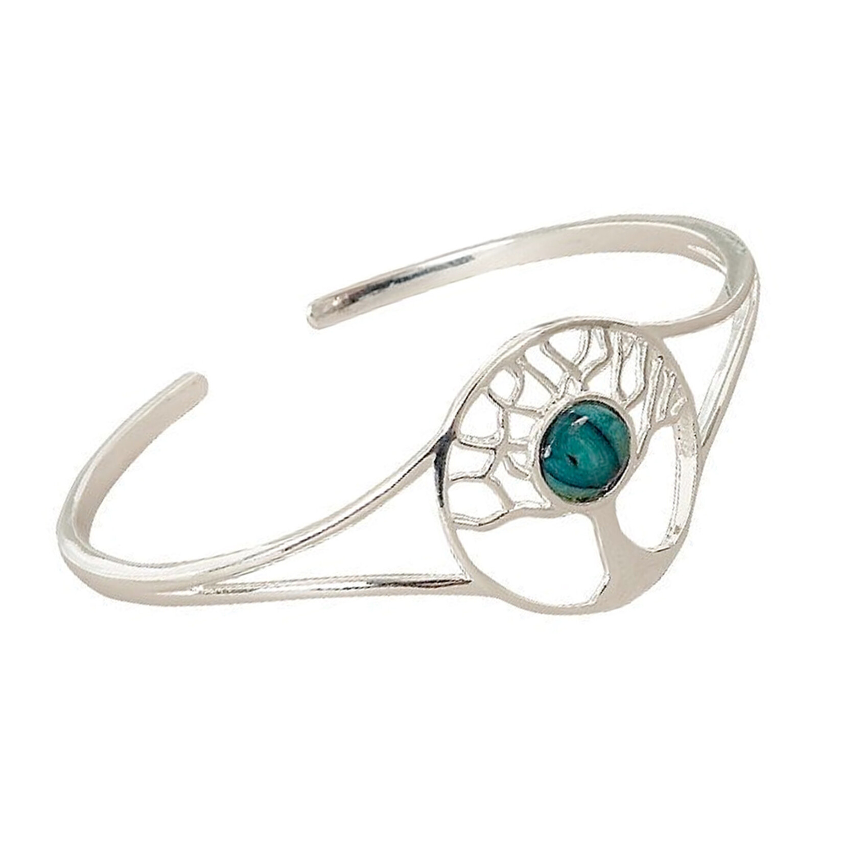 HEATHERGEMS HEATHERGEM TREE of LIFE PLATED BANGLE