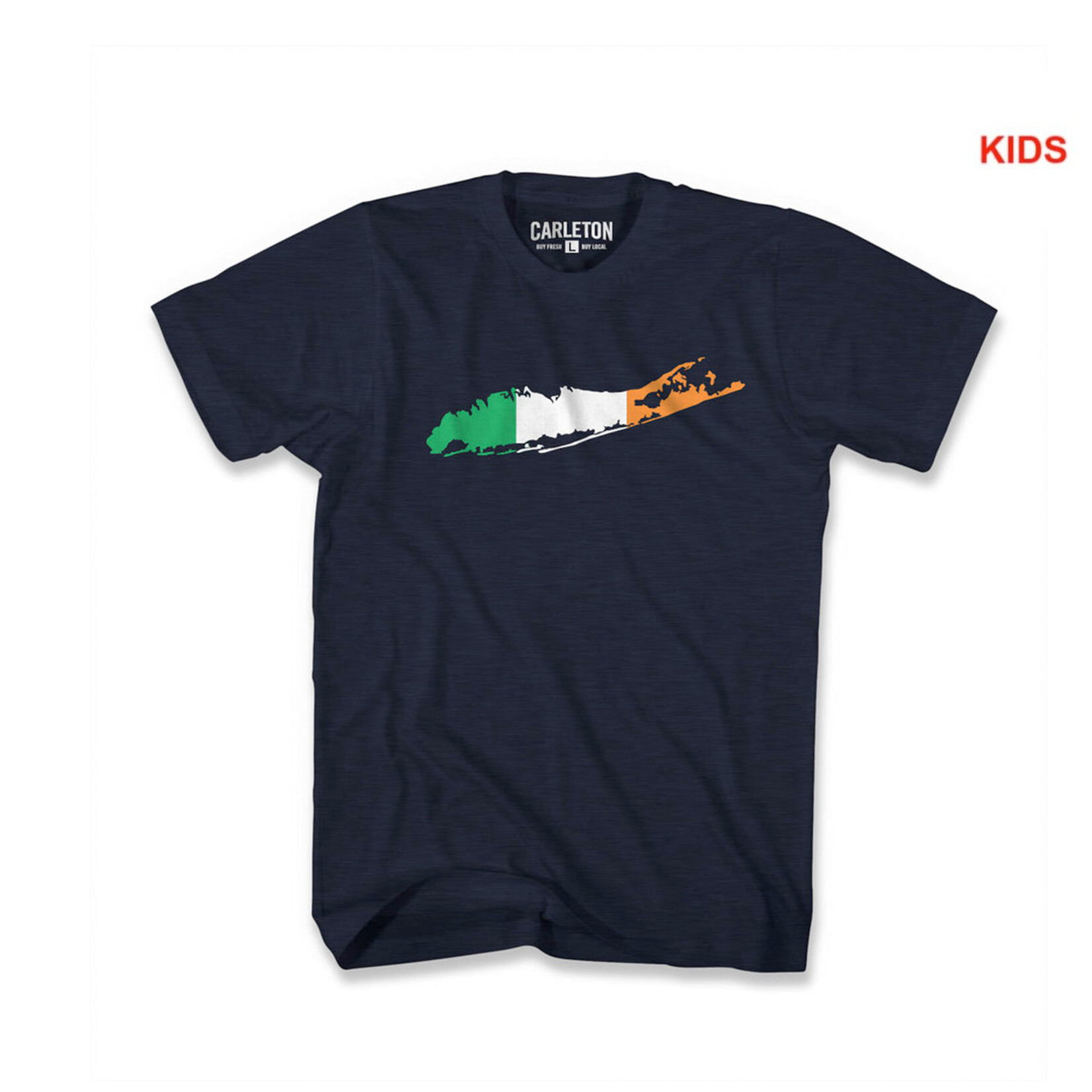 KIDS CLOTHES CARLETON LI IRISH YOUTH T-SHIRT - Navy Heather