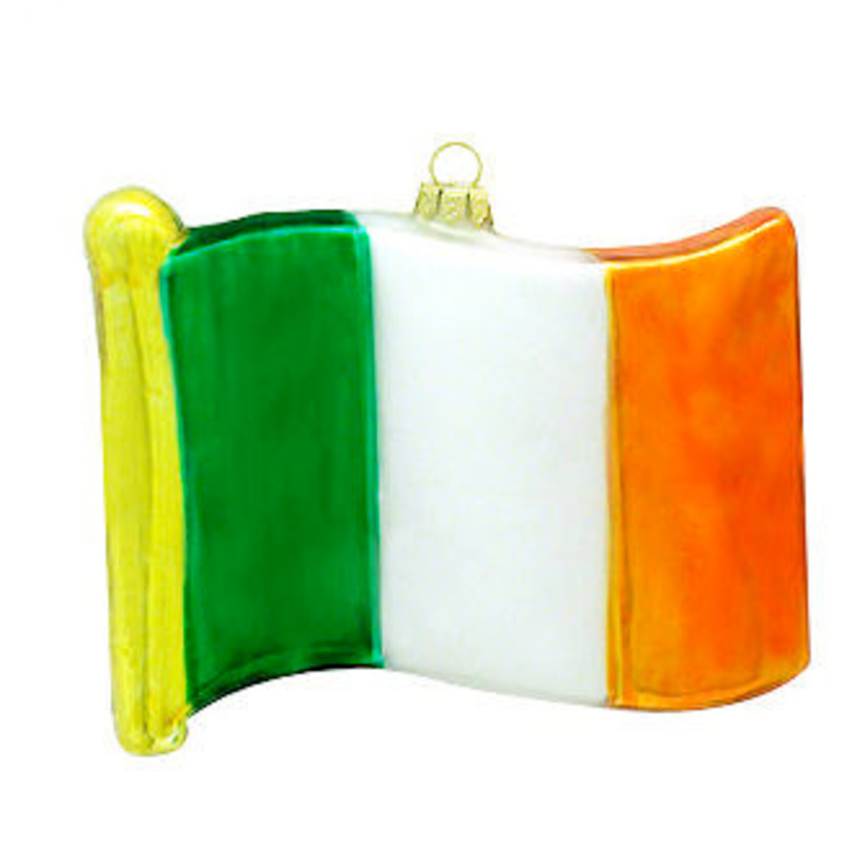 ORNAMENTS IRELAND FLAG GLASS ORNAMENT