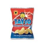 CRISPS / CHIPS TAYTO - SMALL BAG - CHEESE & ONION (35g)