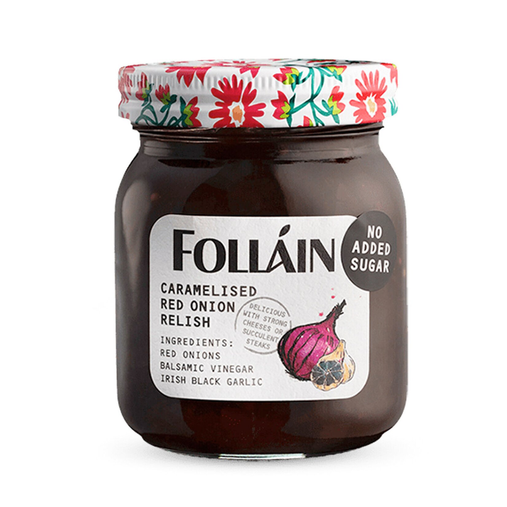 JAMS & SAUCES FOLLAIN RELISH - Carmelized Onion Blk Garlic