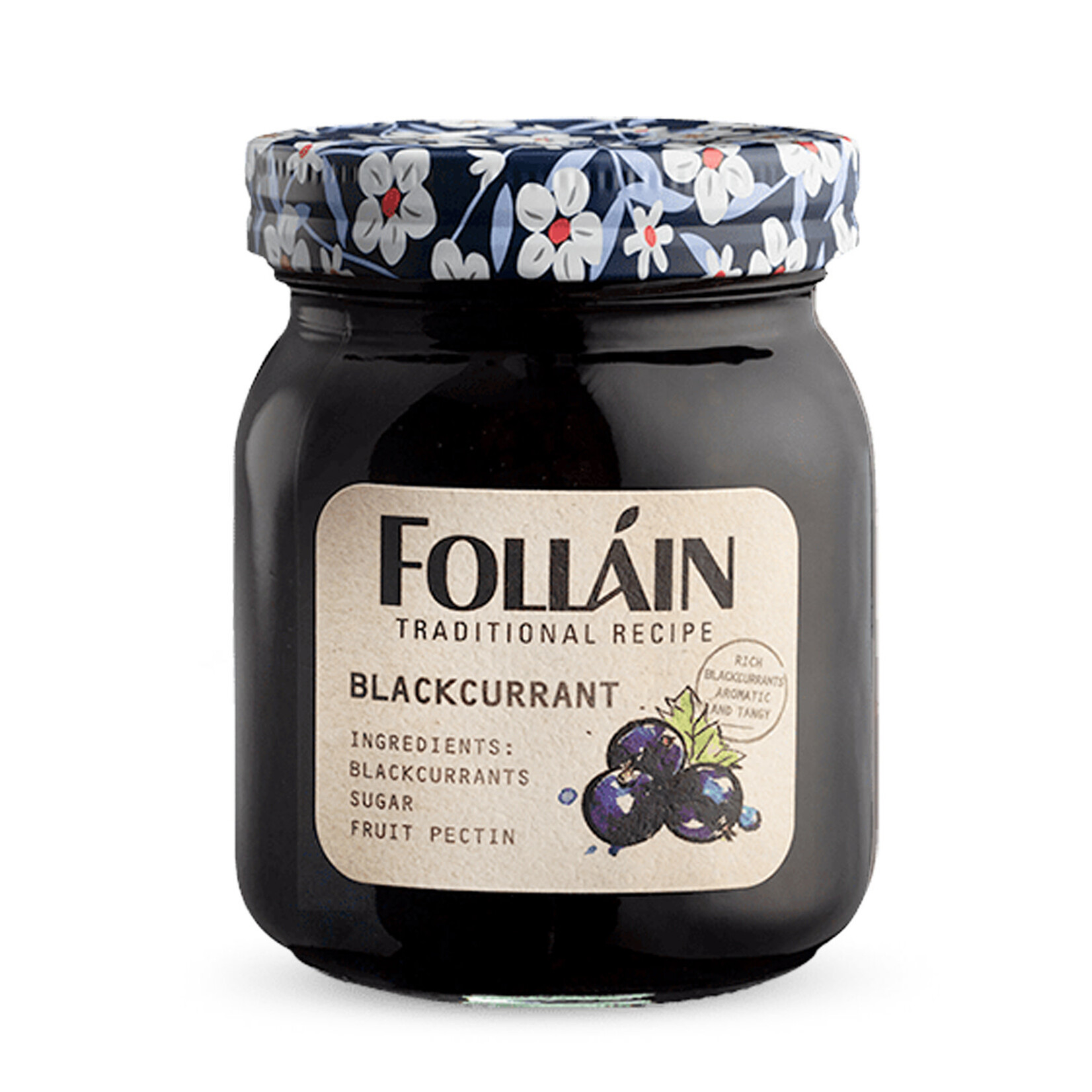 JAMS & SAUCES FOLLAIN JAM - Blackcurrant