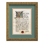 PLAQUES & GIFTS CELTIC MANUSCRIPT 8x10 PLAQUE - "WEDDING TOAST"