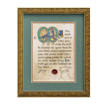 PLAQUES & GIFTS CELTIC MANUSCRIPT 8x10 PLAQUE - "THE IRISH BLESSING"