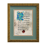 PLAQUES & GIFTS CELTIC MANUSCRIPT 8x10 PLAQUE - "SERENITY PRAYER"