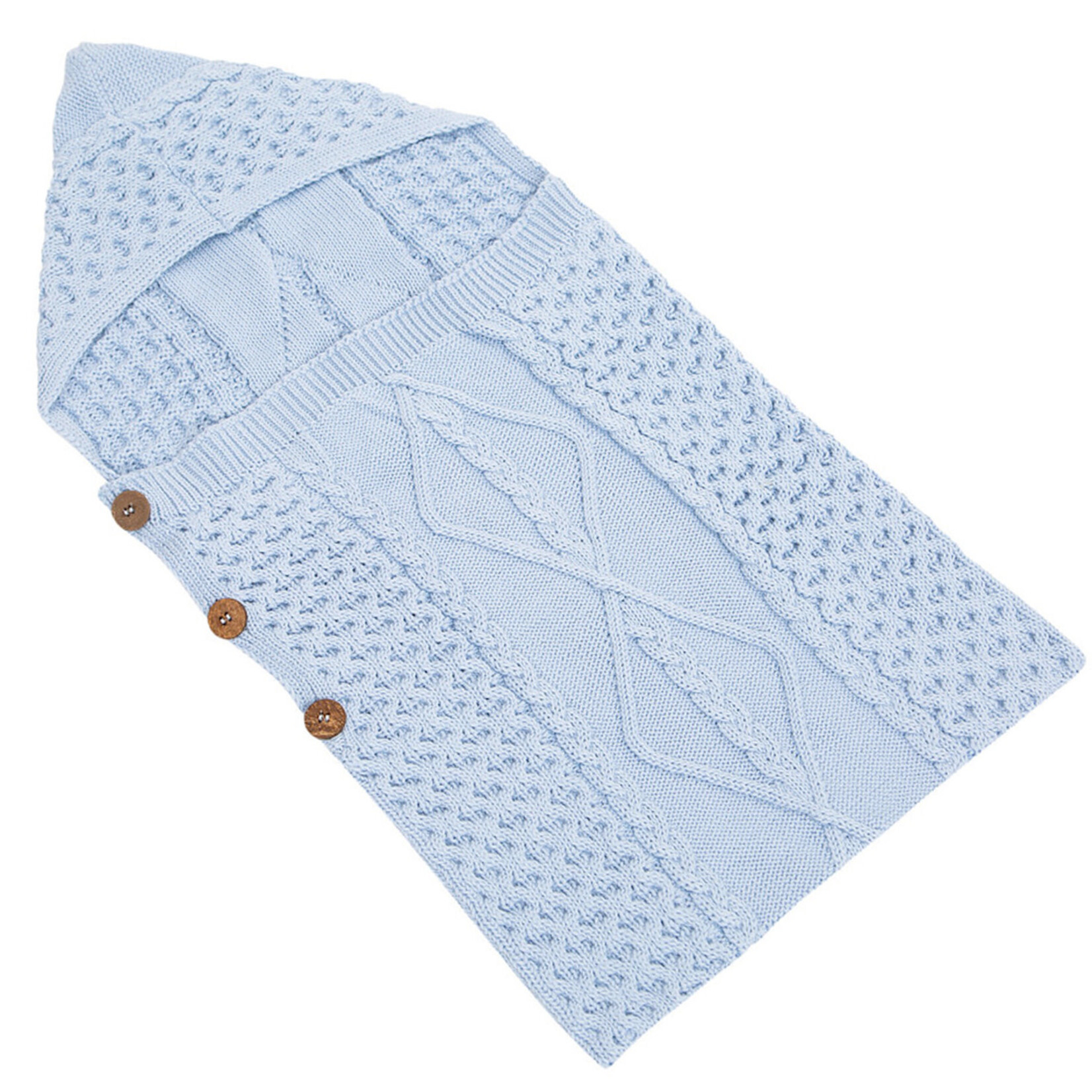 BABY ACCESSORIES SAOL BABY ARAN SLEEPING NEST - Blue