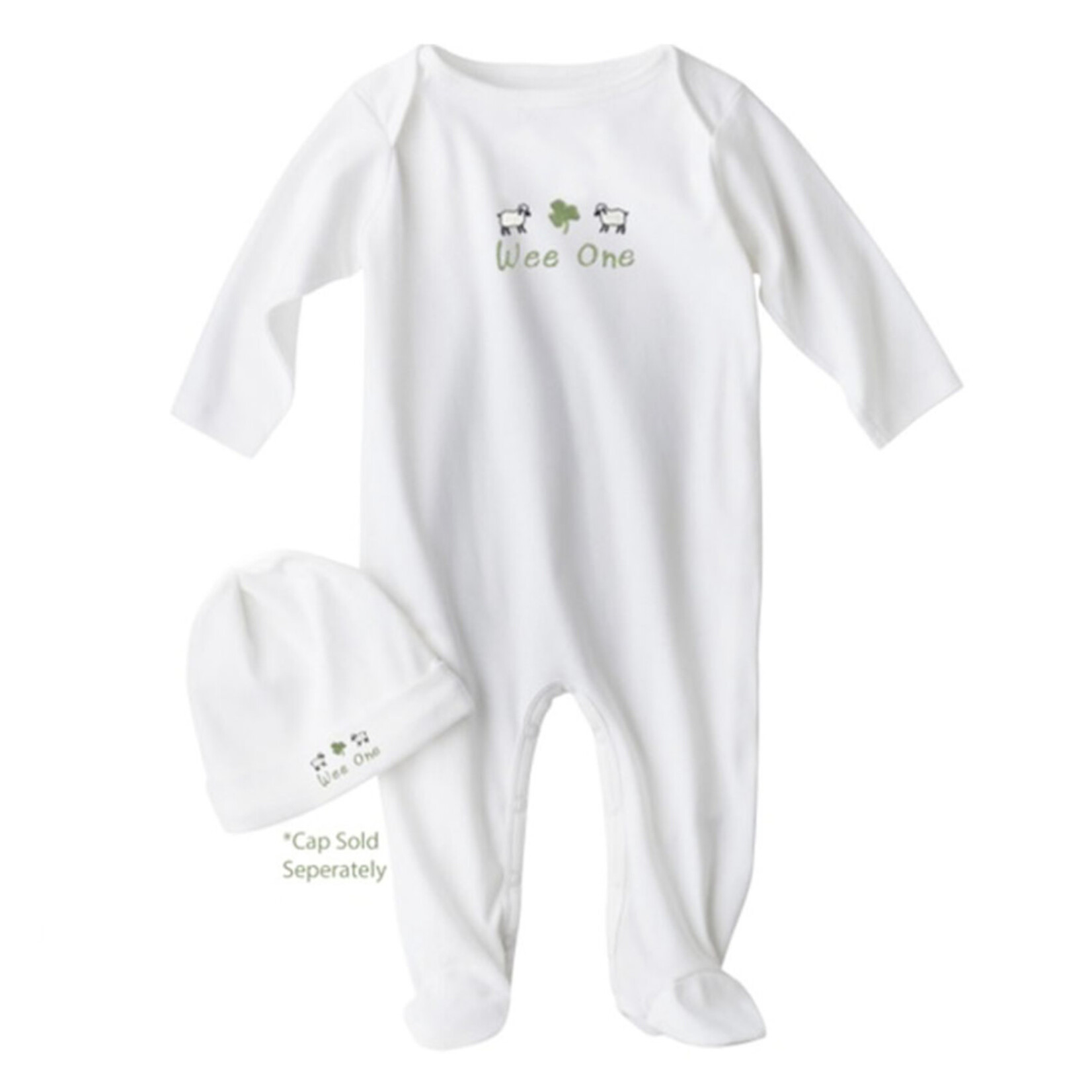 BABY CLOTHES "WEE ONE" IRISH FOOTIE