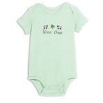 BABY CLOTHES "WEE ONE" MINT ONESIE
