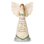 ANGELS IRISH BLESSING ANGEL with CLADDAGH