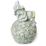 GARDEN “HAVING A BALL” GARDEN LEPRECHAUN