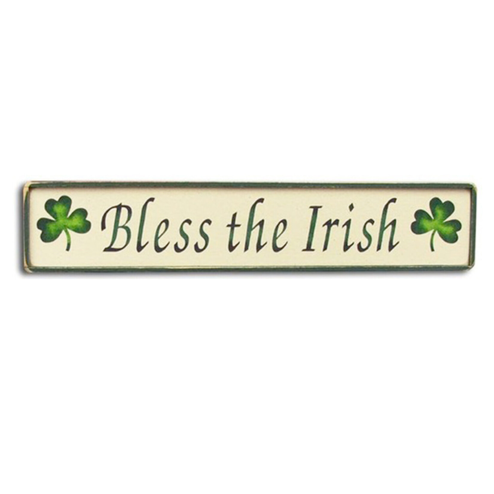PLAQUES, SIGNS & POSTERS "BLESS THE IRISH" WOODEN SIGN