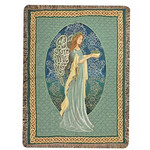 TAPESTRIES, THROWS, ETC. IRISH ANGEL CELTIC THROW