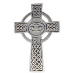 CROSSES MULLINGAR PEWTER CLADDAGH CROSS