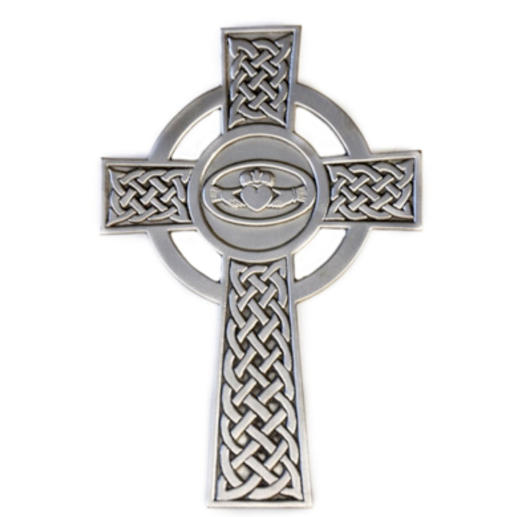 CROSSES MULLINGAR PEWTER CLADDAGH CROSS