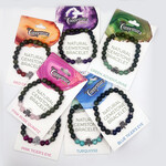 BRACELETS & BANGLES CONNEMARA BEAD GEMSTONE STRETCH BRACELET -