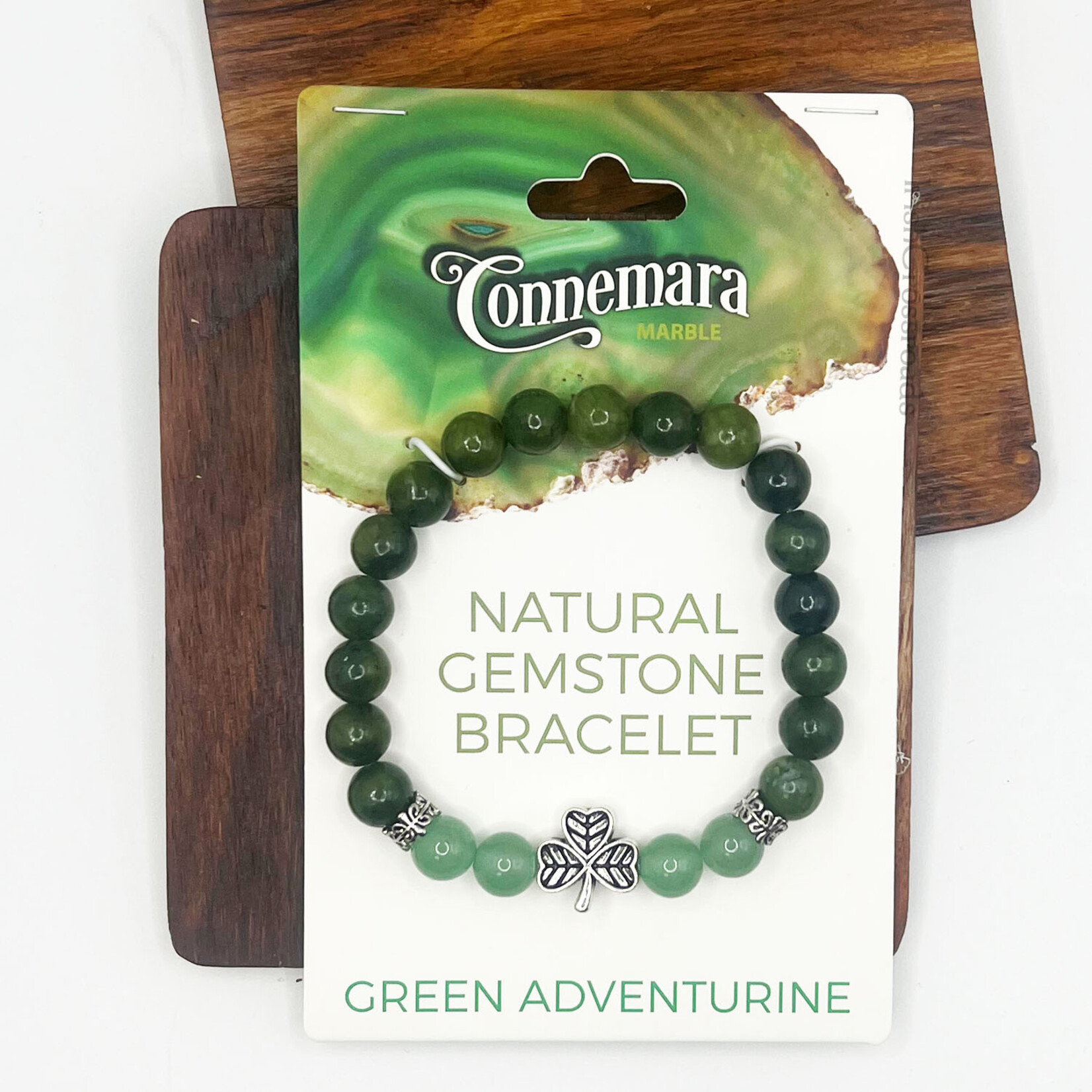 BRACELETS & BANGLES CONNEMARA BEAD GEMSTONE STRETCH BRACELET -