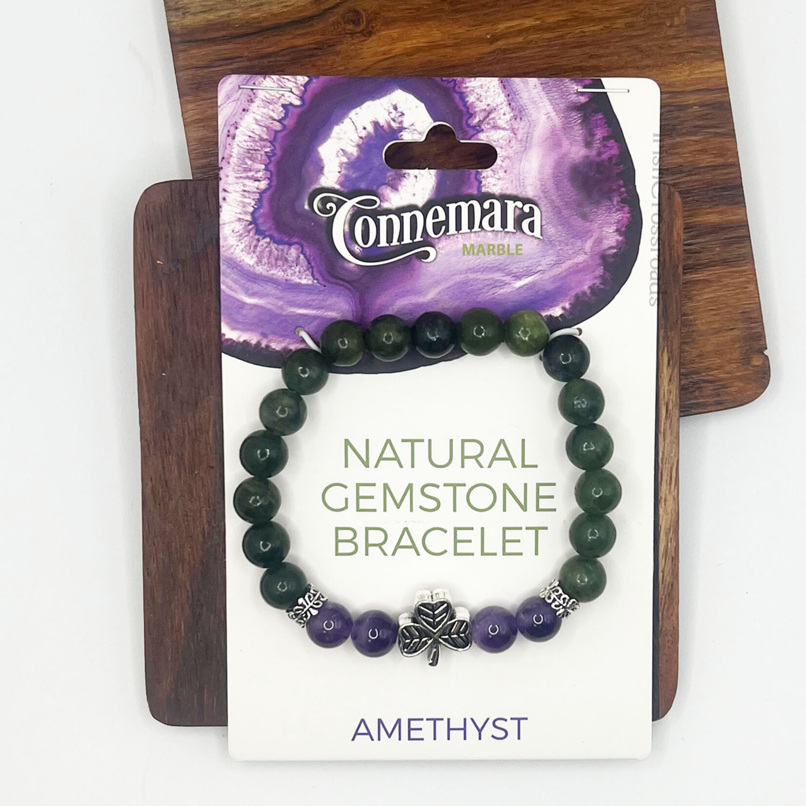 BRACELETS & BANGLES CONNEMARA BEAD GEMSTONE STRETCH BRACELET -