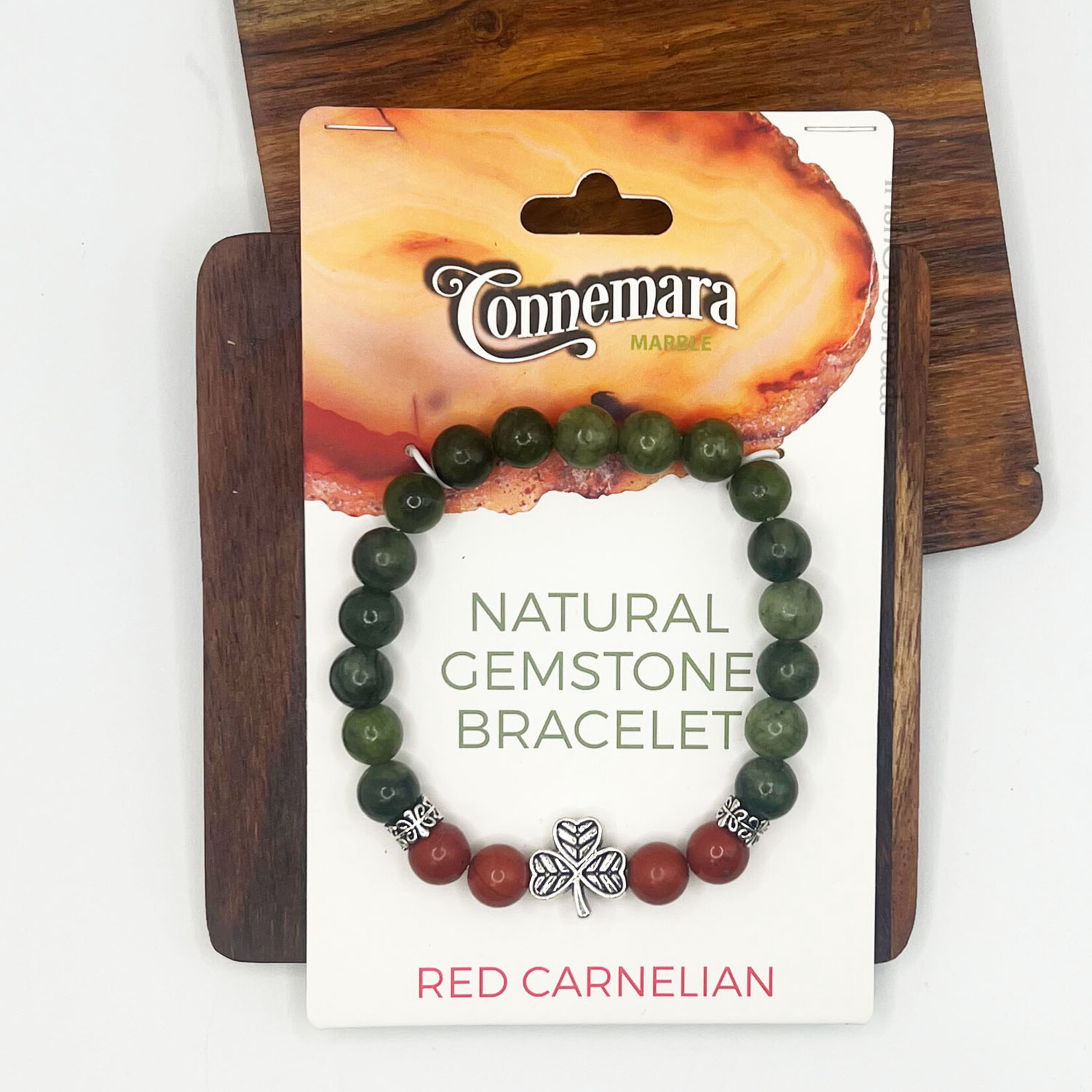 BRACELETS & BANGLES CONNEMARA BEAD GEMSTONE STRETCH BRACELET -