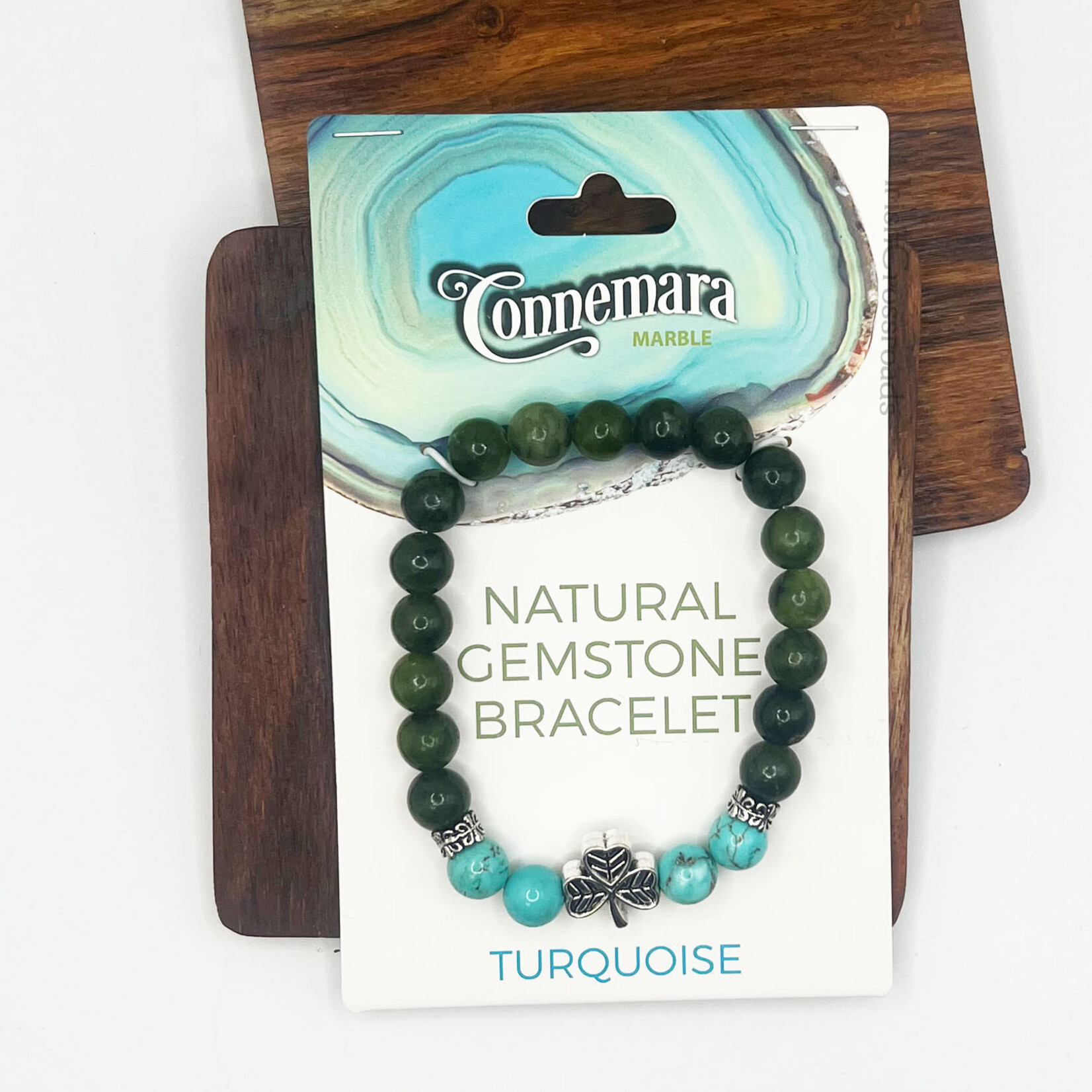 BRACELETS & BANGLES CONNEMARA BEAD GEMSTONE STRETCH BRACELET -