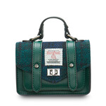 ACCESSORIES ISLANDER WEE SATCHEL w HARRIS TWEED Black Watch