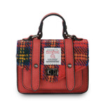 ACCESSORIES ISLANDER WEE SATCHEL w HARRIS TWEED Royal Stewart