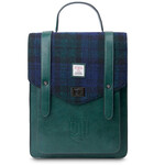ACCESSORIES ISLANDER CARLOWAY LAPTOP BACKPACK w HARRIS TWEED Black Watch