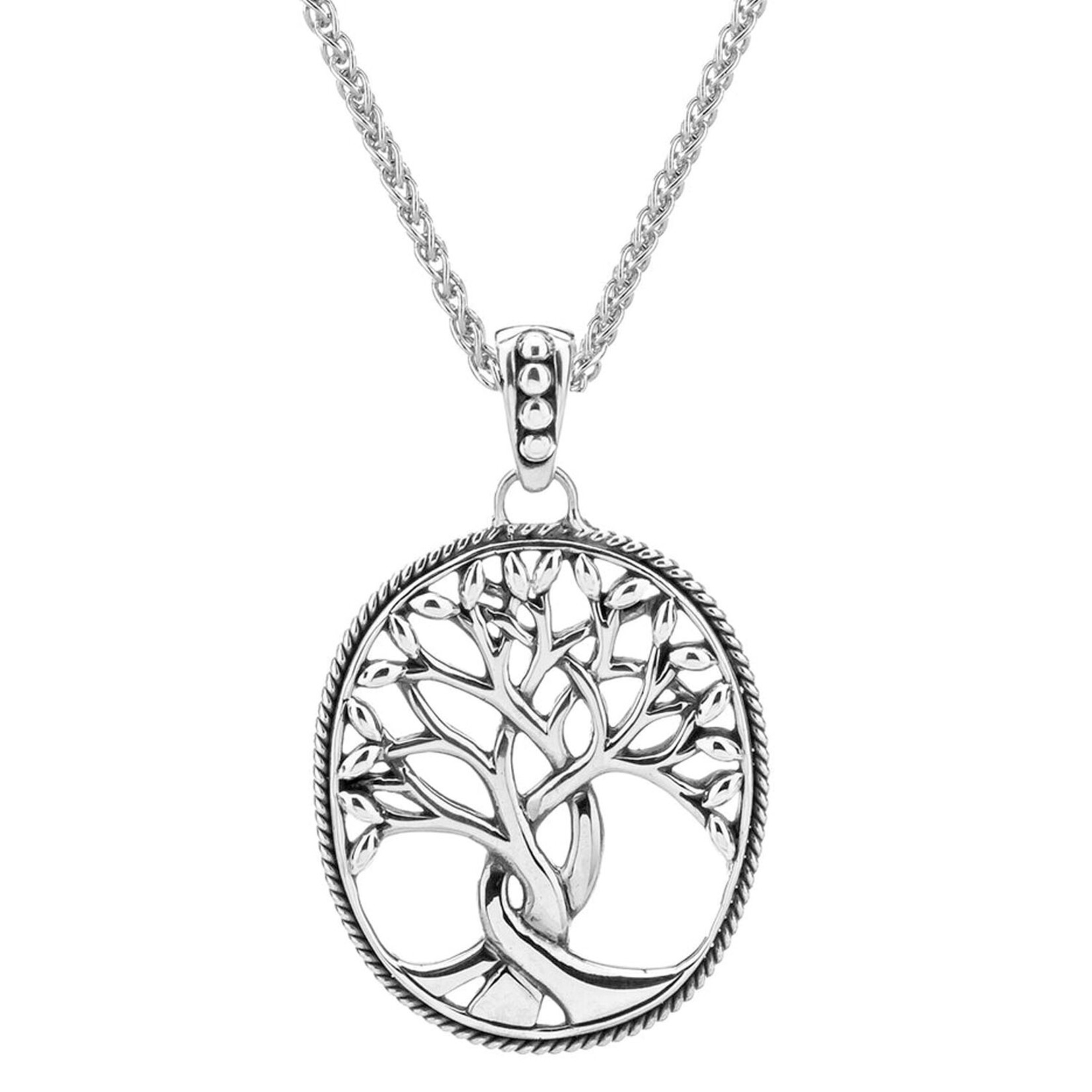 PENDANTS & NECKLACES KEITH JACK STERLING TREE OF LIFE PENDANT