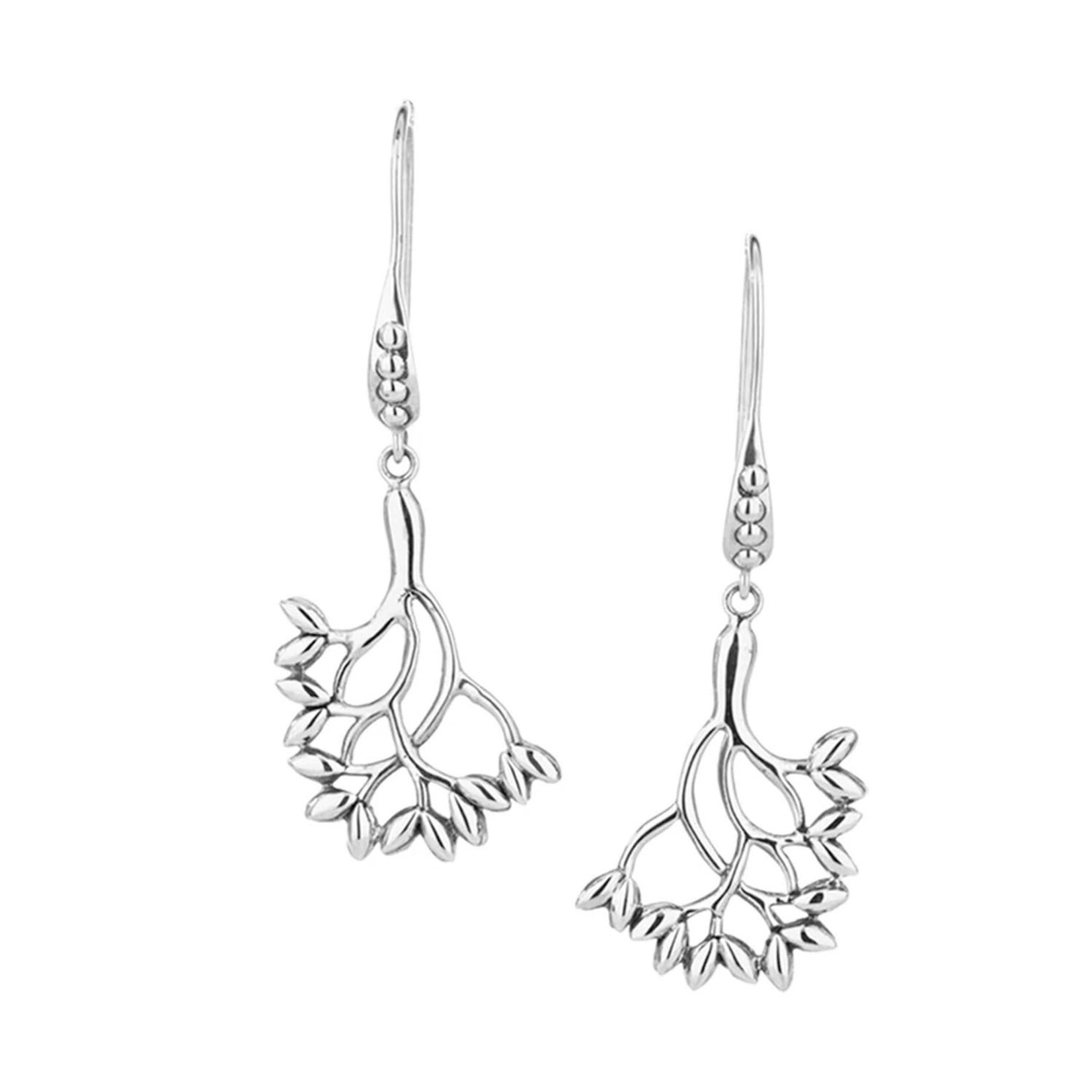 EARRINGS KEITH JACK STERLING TREE OF LIFE EARRINGS