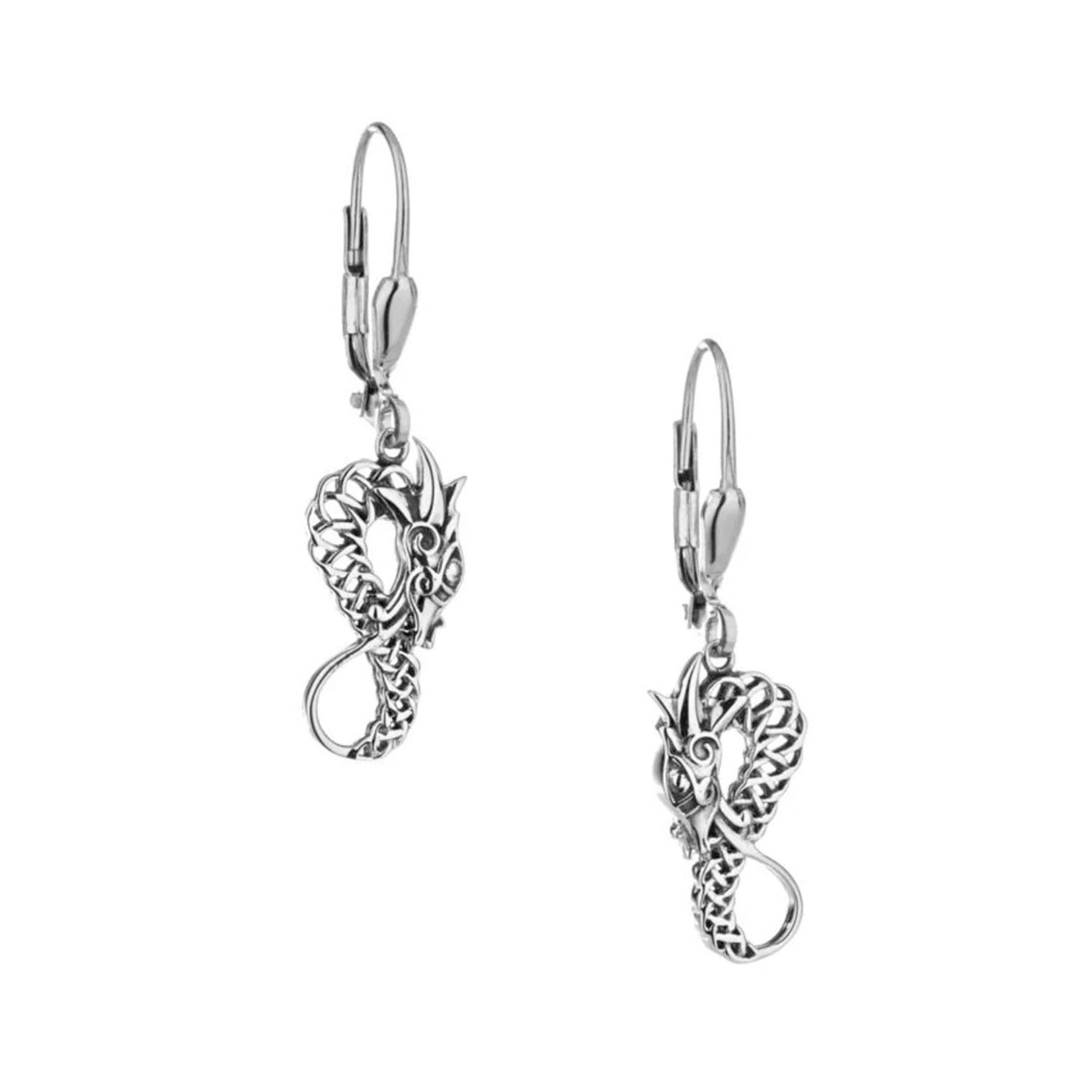 EARRINGS KEITH JACK LEVER-BACK DRAGON EARRINGS