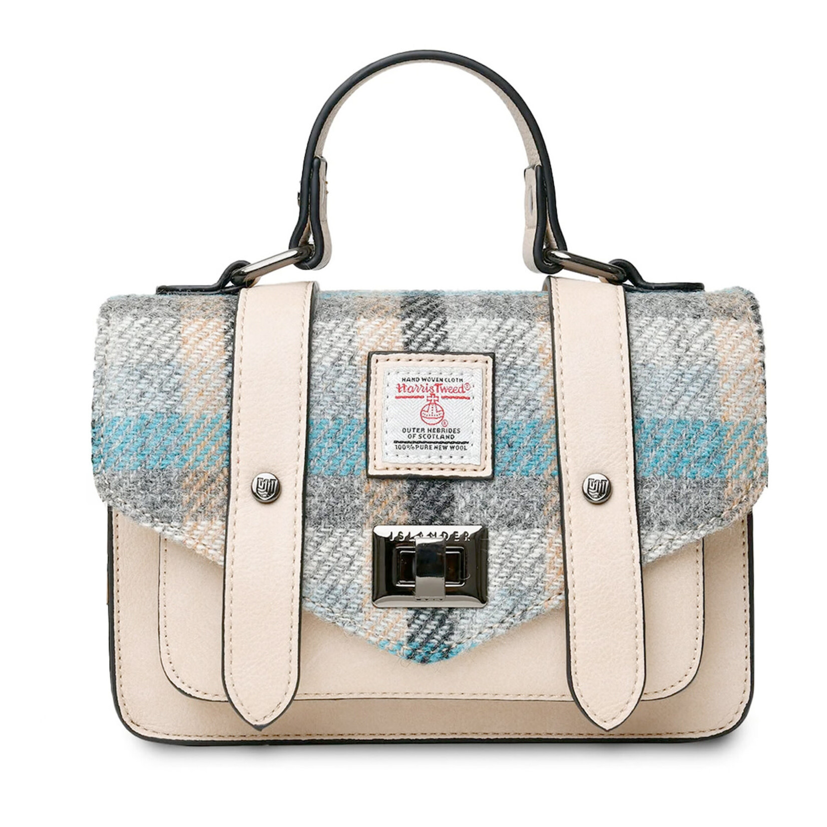 ACCESSORIES ISLANDER MINI SATCHEL w HARRIS TWEED Islander Tartan