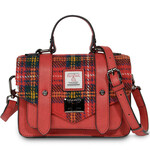 ACCESSORIES ISLANDER MINI SATCHEL w HARRIS TWEED Royal Stewart